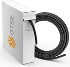 GTSE 3/16 Inch Heat Shrink Tubing, 33 Ft Mini Reel – Black, UL Listed, 2:1 Ratio, Flexible Cable Sleeving – Flame Retardant Polyolefin for Electrical Insulation, Repairs, Wire & Connector Wrap