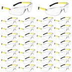 30 Pack Clear Safety Glasses with ANSI Z87.1 Scratch Resistant Eyewear for Women Man Lab Goggles Eye Protection