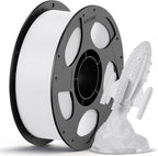 ANYCUBIC PETG Filament 1.75mm, 3D Printer Filament, Dimensional Accuracy +/- 0.02mm, Exceptional Toughness, Print with Most FDM 3D Printers, 1KG Reusable Spool, White