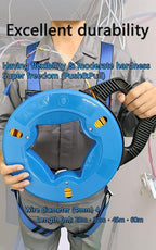 Fish Tape Steel Wire Puller 1/6inch 200-Foot With a wire storage caseWire-through tool Twist-shaped wire for wiring, and incoming lines in the attic, etc Dual Range for Broad Application[4mm 200-Foot]