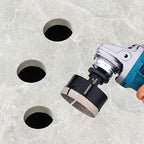 Diamond Hole Saw, 3" Hole Saw for Tiles Granite Marble Ceramic Glass Porcelain, 75mm Core Drill Bit with 5/8-11 Thread and 3/8” Hex Shank Adapter for Angle Grinders & Drills