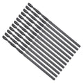 Drill Bit, 1/16" Cutting Diameter, 4241 HSS Nitriding Black 118° Cutting Angle Versatile Jobber Bits - (Applications: for Drilling Plastic Wood Soft Metal), 12-Pieces