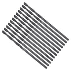 Drill Bit, 1/16" Cutting Diameter, 4241 HSS Nitriding Black 118° Cutting Angle Versatile Jobber Bits - (Applications: for Drilling Plastic Wood Soft Metal), 12-Pieces