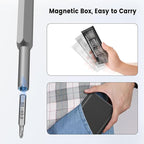 25 in 1 Small Precision Screwdriver Set with Magnetic Tools for Laptop, Xbox, MacBook, iPhone, Watch and Glasses plus 18 in 1 Snowflake Multi Tool for Men, DIY and Repair Enthusiasts