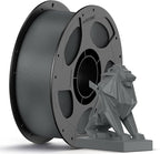 ANYCUBIC PETG Filament 1.75mm, 3D Printer Filament, Dimensional Accuracy +/- 0.02mm, Exceptional Toughness, Print with Most FDM 3D Printers, 1KG Reusable Spool, Dark Grey