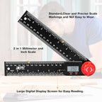 Digital Angle Finder Protractor, Angle Finder Ruler, 7inch 200mm 7inch/200mm, Angle Measuring Tool for Woodworking,Carpenter,Construction,DIY Measurement