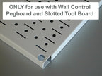 Wall Control Metal Pegboard and Accessory Kit