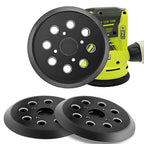 5 Inch Sander Hook and Loop Replacement Pad for Ryobi RS290 RS280,5 Inch 8 Hole Universal Hook and Loop Orbital Sander pad for Craftsman（3 Pack）