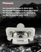 cciyu 19B6271S 19B6270S Rear Left & Right Brake Calipers With Bracket For Kia For Sorento 2014-2018