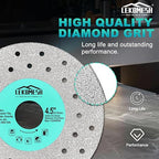 Rock Slab Grinding Disc - 7 inch Glass Cutter Disc, Granite Cutting Blade, Diamond Grinder Wheel for Rock Slab, Stone, Tile, Marble, Granite, Glass Diamond Saw Blades