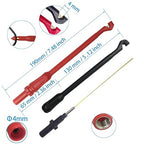 28PCS Multimeter Test Leads Kit with 6 Pockets Roll Up Tool Bag, Replaceable Wire Piercing Probes, Alligator Clips, Test Hook Clips, Test Tweezer for Digital Electrical Multimeter Testing