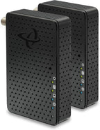 Hitron HTEM5 MoCA 2.5 Adapter Kit (2-Pack) | 2.5Gbps Ethernet Over Coax | Multi-Gig Wired Backhaul for Mesh WiFi, Streaming & Gaming | Includes 2 Adapters, Coax & Ethernet Cables