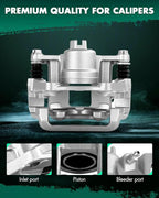SCITOO Rear Right Brake Caliper With Bracket 19B6446 Compatible For Honda For Odyssey 2011-2017