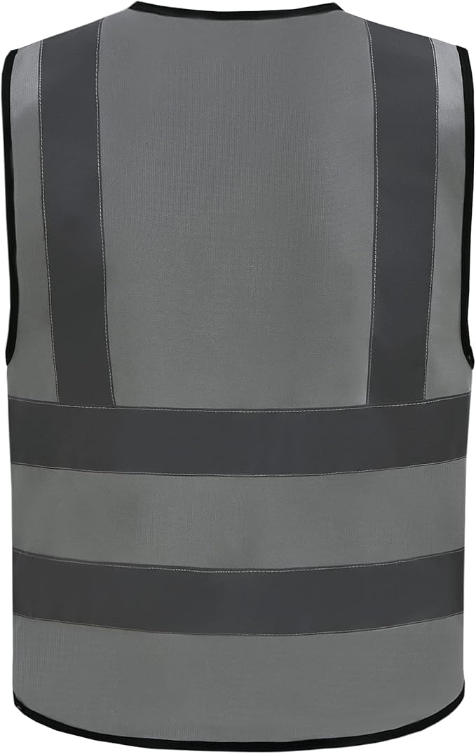 A-SAFETY 4XL 5XL grey vest construction