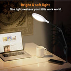 Desk Ring Light with Stand, 10" LED Desk Ring Light with Clamp, 360°Rotate & Flexible Height Full-Screen Overhead Ringlight for Video Recording, TikTok, YouTube, Live Streaming, Content Creation