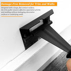 NEO-TEC Trim Puller 4-Inch Molding Remover for No-damage the surface Multi-Function Removal Tool Pry Bar Nail Puller for Commercial Work, Flooring, Baseboard and Molding Removal