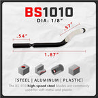AFA Tooling - Deburring Tool & 2 Countersink Hand Reamers with 10 Blades - Works on Metal, Resin, PVC Pipes, Copper, Plastic and 3D Printed Edges - Plumbing & 3D Printing Burr Removal Reamer Tool