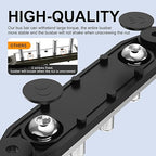 Upgrade 275A 12V Bus Bar Battery Power Distribution Block Car Audio 12 Volt DC Busbar 4 x 3/8" Posts 6 x #8 Screws for Marine Automotive RV and Solar Wiring