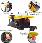 Woodworking Planer 22.8"x6.1" 12000rpm Benchtop Electric Planer Flat Planer Electric Wood Jointer AC220V
