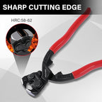 HAUTMEC 8 Inch Nail Puller Pliers Tool, High Leverage End Cutting Pliers, Nail Remover Tool with Anti-Slip Grip, CRV Steel End Cutting Nippers Tool for Pulling or Cutter Nails, Small Bolts and Wires