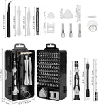 Mini Precision Screwdriver sets,Sinyiol 115 in 1 Repair Tool Kit to Fixing Phone Laptop PC Camera Electronic Watches Glasses,Switch，game consoles ，Magnetic Driver Kit with Flexible Shaftl