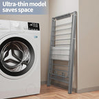 APEXCHASER Ultra Thin Drying Rack for Clothing, Foldable Clothes Drying Rack with Enhanced Capacity, Convenient and Space-Saving Laundry Rack with Adjustable Wings