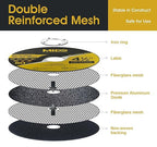 50 PCS Cut Off Wheels Angle Grinder Cutting Disc 4-1/2" x .045" x 7/8" Ultra Thin Cut Off Wheel for Metal