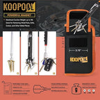 Telescoping Magnetic Pickup Tool Set, Inspection Mirror Telescoping, LED Flashlight, Cool Gadgets for Men, Gifts for Dad, Husband, Kids, Boyfriend, Magnet Stick