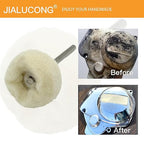 10pcs 1/8inch Cashmere Polishing Buffing Wheel for Dremel Polishing Kit - Polishing Wheel or Silver Polish Wheel - Watch Polishing Kit - Jewelry Buffer Dremel