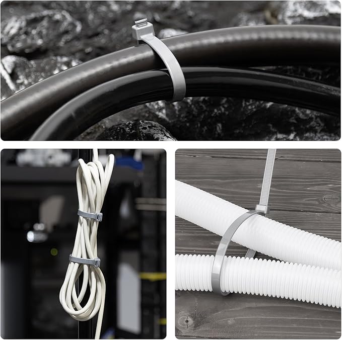 18 inch Pink Zip Ties Heavy Duty 100 PACK, 200 LBS Ultra Exclusive Strong Plastic Wire Ties, Large Cable Ties Extra Long Tie Wraps, Indoor and Outdoor UV Resistant