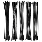 60Pcs Scroll Saw Blade Pin End 5inch Sturdy Carbon Steel Scroll Saw Blade Durable Cutting Pinned Scroll Saw Blades Set TPI 10/15/18/20/24 Replacement for Cutting Wood Plastic Metal US(60pcs)
