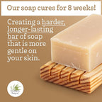 Southern Natural Goat Milk Soap Bar - Oatmeal Milk & Honey 3 Pack - For Dry Sensitive Skin. Natural, Handmade Soap For Men, Women, Kids, Face & Body