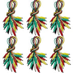 60PCS Premium Alligator Clips Electrical, Crocodile Test Leads with Test Probes, 5 Colors Double-Ended Jumper Wires with Alligator Clips for Multimeter, DIY Engineering Experiment Circuit Connection