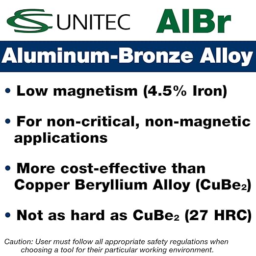 CS Unitec | Non-Sparking 6-Point Socket | 3/4 in. Drive | 13/16 in. Socket | TUV Certified | Aluminum Bronze | Non-Magnetic | Corrosion Resistant | EX1503C-010UA