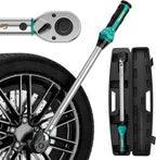 Torque Wrench 1/2 Drive, Inch Pounds Torque Wrench,Bike Tool Small Mini Click Torque Wrenches 72 Tooth 50-250 Ft.lb/68-339 Nm, Bicycle Car Tire Adjustable In lbs Torch Wrench With Storage Case