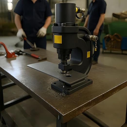 Hydraulic Punch Dies for CH-70, CH-70 Hydraulic Round Hole Punch Die Set, Upper Mold Dia: 26mm, Lower Mold Dia: 40mm for Steel, Copper, Aluminum and Heavy Duty Metal (11mm)