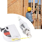 Automatic Magnetic Plumb Bob with Nylon Line Vertical Alignment Tool for Construction Wall Leveling and DIY Projects Features Locking Safety Clip Adjustable Range (3m)