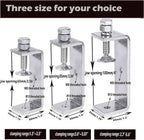 304 Stainless Steel C Clamp Tiger Clamp Woodworking Clamp Heavy Duty C-clamp With Wide Jaw Openings (65MM)，2PCS