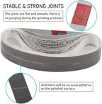 24 Pcs 1/2 x 12 Inch 800 Fine Grit Sharpening Replacement Belt Kit for Official Work Sharp Knife & Tool Sharpener (WSKTS & WSKTS-KT/Mk.1 & Mk.2)