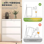 Superday Lateral File Cabinet 3 Drawer Metal File Cabinet with Lock, White Filing Cabinets for Home Office, Locking Filing Cabinets Hanging Files Letter/Legal/F4/A4