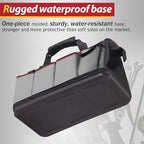 IRONLAND Tool Bag Organizer 16.5 Inch for men, Waterproof Heavy Duty ToolBag Organizer Storage, Tool box Organization, Soft Handle Large Zipper Carrying Toolbox, Dad Men Mechanic Birthday Gift