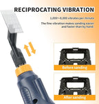 Reciprocating Sander, Variable Speed and USB Charging with LED Light, Pen Sander With 6pcs Sanding Head, Fit for Sanding, Polishing, Finishing, DIY Crafts