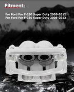 cciyu Front Left Brake Caliper Assembly w/Bracket 18-B5023 2005 2006 2007 2008 2009 2010 2011 2012 For Ford For F-250 Super Duty,2005 2006 2007 2008 2009 2010 2011 2012 For Ford For F-350 Super Duty