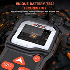 ANCEL BA301 6V 12V Car Battery Tester, 100-2000 CCA Automotive Load Tester Alternator Tester Auto Digital Battery Analyzer Cranking and Charging System Test Tool for Motorcycle Car Boat Truck SUV ATV