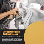 40 Pcs 6 Inch Sanding Disc 80/220/320/400 Grit Round Hook and Loop Sandpaper for Random Orbital Sander Automotive Car