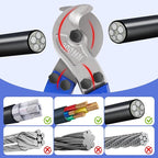 ZrgGea Cable Cutters 36 inch | Wire Snips Heavy Duty | Industrial-Grade Heavy-Duty Cable Cutter, Forged from T8 Alloy Steel, Hardness HRC56, Sharp Cutting. for Cutting Cables and Wire Ropes