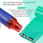 MECCANIXITY Battery Wrap PVC Heat Shrink Tubing 48mm Dia 75mm Flat 10 Feet(3meters) Green Good Insulation for Battery Pack