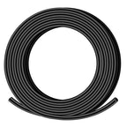 XHF UL Listed 3/8 Inch 20Ft 3:1 Waterproof Heat Shrink Tubing Roll Marine Grade Adhesive Lined Heat Shrink Tube, Insulation Sealing Oil-Proof Wear-Resistant Black