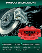 SCITOO Front Right Brake Caliper With Bracket 18-B4722 Compatible For Ford For Mustang 1999-2002