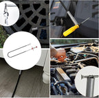 Flexible grabberDrain Snake Tool - The Ultimate 33inch Flexible Grabber for Hair, Unclog Any Drain in Minutes! Gunk & Debris in Sinks, Showers & Tubs. No More Chemicals, Just Quick Results!